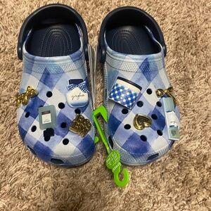 BNWT Gingham Crocs/Bath & Body Works